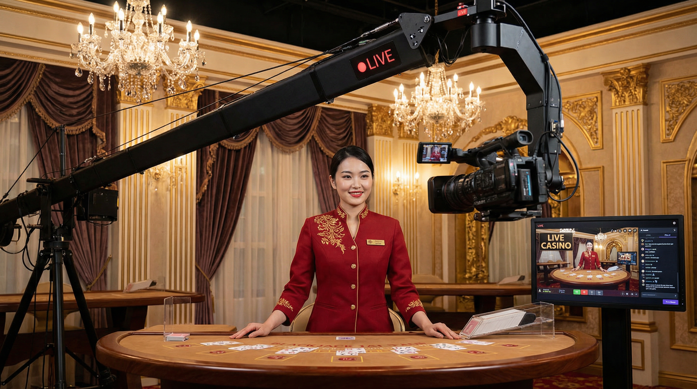 炸金花游戏专业真人荷官服务